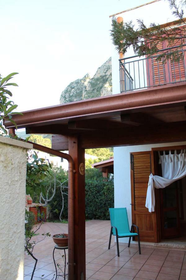 Villetta Con Giardino Mandarino Macari Exterior foto